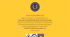 Desktop Screenshot of littleclactonrifleclub.org.uk