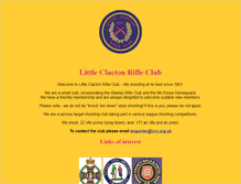 Tablet Screenshot of littleclactonrifleclub.org.uk